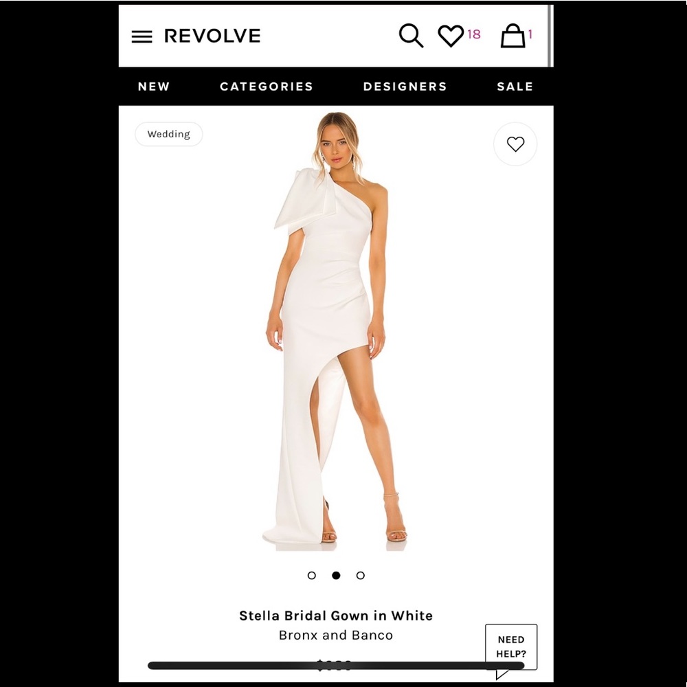 Stella Bronx and Banco gown NWT never worn
